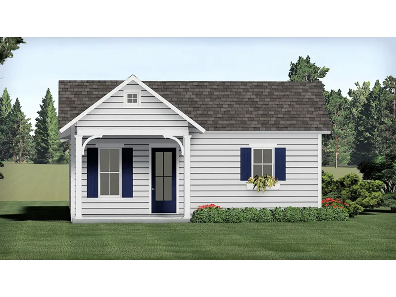 Ranch House Plan Front Photo 02 - Kinney Country Home 028D-0101 - Search House Plans and More