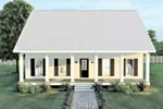 Beach & Coastal House Plan Front of Home - Reegan Modern Farmhouse 028D-0103 - Shop House Plans and More