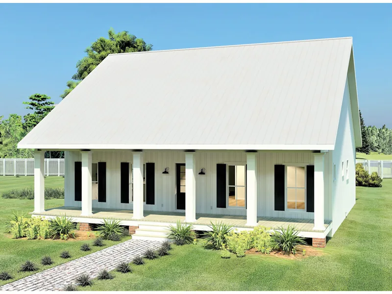 Acadian House Plan Front Photo 01 - Reegan Modern Farmhouse 028D-0103 - Shop House Plans and More