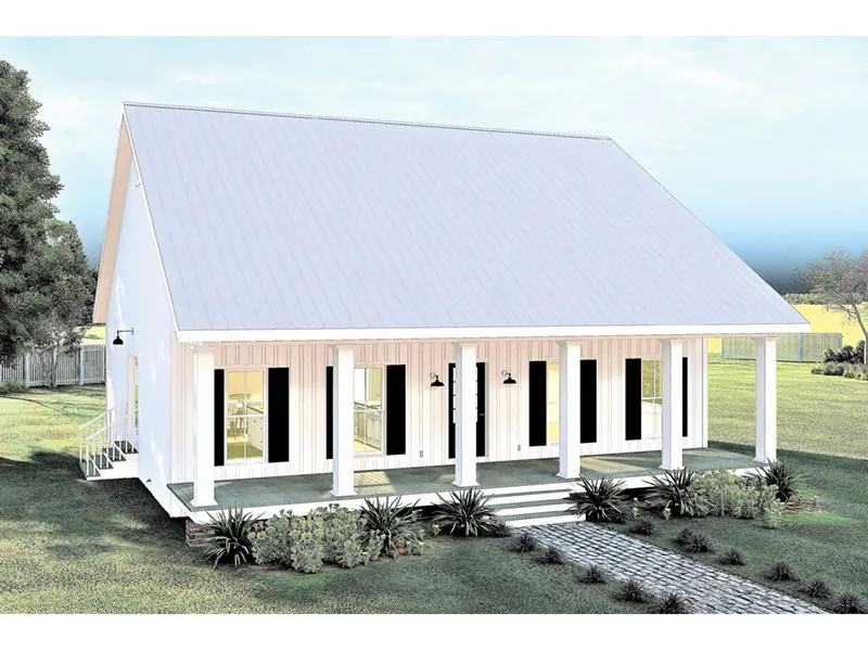Lowcountry House Plan Front Photo 02 - Reegan Modern Farmhouse 028D-0103 - Shop House Plans and More
