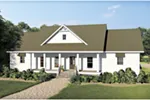 Farmhouse Plan Front of Home - 028D-0106 - Shop House Plans and More