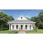 Modern Farmhouse Plan Front of House 028D-0108