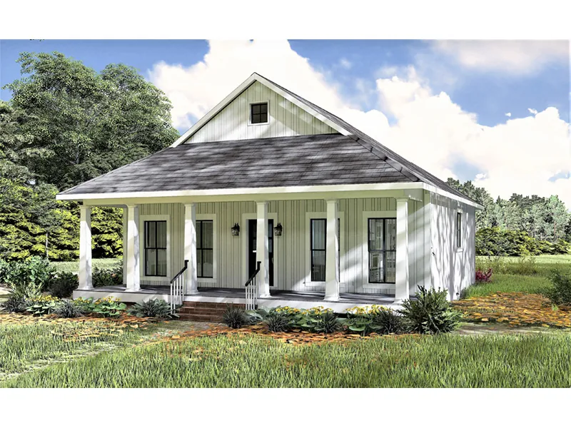 Ranch House Plan Front Photo 01 - Paxton Lane Modern Farmhouse 028D-0109 - Shop House Plans and More