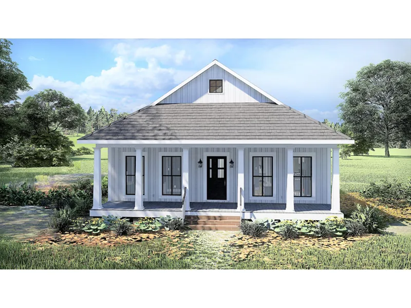Ranch House Plan Front Photo 03 - Paxton Lane Modern Farmhouse 028D-0109 - Shop House Plans and More