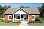 Traditional House Plan Front of House 028D-0111