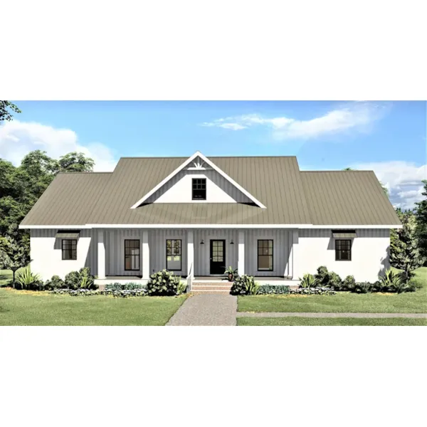 Ranch House Plan Front of Home - Wittel Farm Modern Farmhouse 028D-0113 - Shop House Plans and More