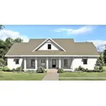 Modern Farmhouse Plan Front of House 028D-0113