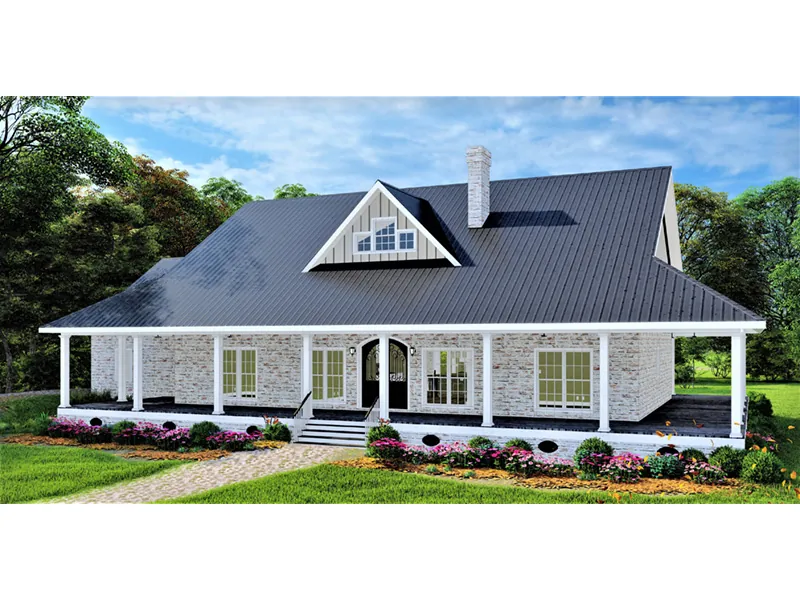 European House Plan Front Photo 02 - Coastal Springs Southern Home 028D-0114 - Shop House Plans and More