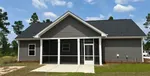 Modern Farmhouse Plan Rear Photo 01 - Rice Hollow Country Home 028D-0117 - Shop House Plans and More