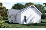Modern Farmhouse Plan Rear Photo 03 - Rice Hollow Country Home 028D-0117 - Shop House Plans and More