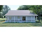 Modern Farmhouse Plan Rear Photo 01 - Wildgrove Country Home 028D-0118 - Shop House Plans and More