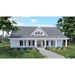 Lowcountry House Plan Front of Home - Morton Lane Modern Farmhouse 028D-0124 - Shop House Plans and More