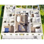 Aerial View Photo 01 - Spring Cove Country Home 028D-0126 - Shop House Plans and More