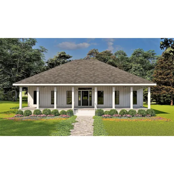 Front of Home - Spring Cove Country Home 028D-0126 - Shop House Plans and More