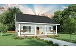 House Plan Front of Home 028D-0130