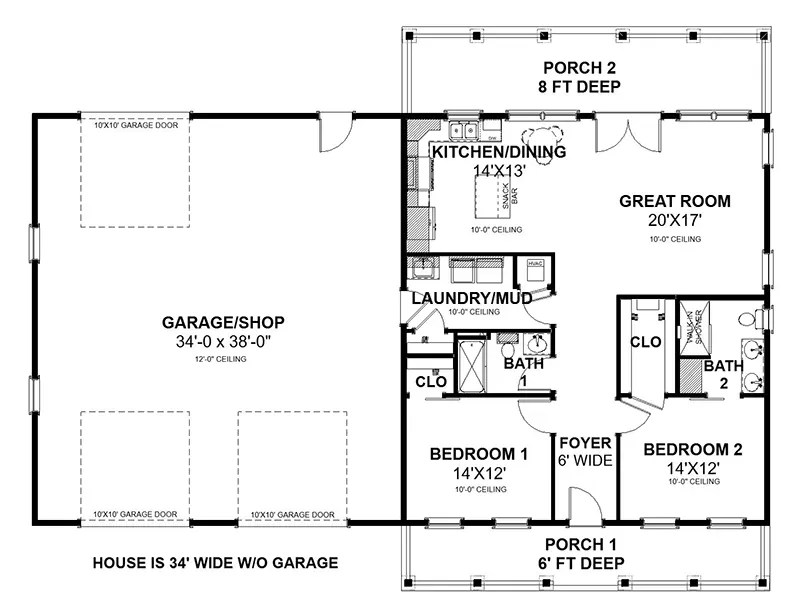 Farmhouse Plan First Floor - 028D-0132 | House Plans and More