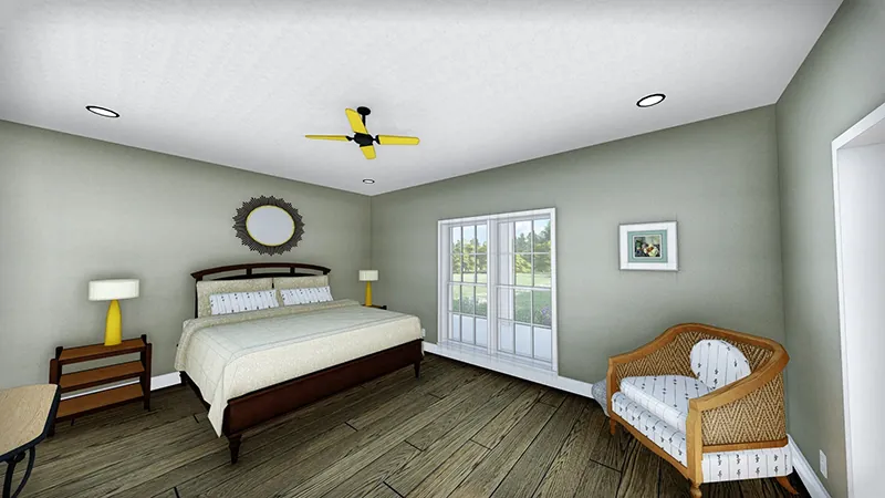 Farmhouse Plan Master Bedroom Photo 01 - 028D-0137 | House Plans and More
