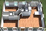 Modern Farmhouse Plan Aerial View Photo 01 - 028D-0138 | House Plans and More