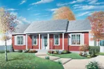 Front Image - St. Alban Ranch Home 032D-0007 - Shop House Plans and More