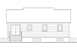 Rear Elevation - St. Alban Ranch Home 032D-0007 - Shop House Plans and More