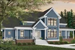 Lowcountry House Plan Front Photo 02 - Gads Hill Victorian Home 032D-0018 - Search House Plans and More