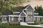 Lowcountry House Plan Front Photo 03 - Gads Hill Victorian Home 032D-0018 - Search House Plans and More