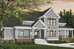 Lowcountry House Plan Front Photo 04 - Gads Hill Victorian Home 032D-0018 - Search House Plans and More