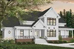 Lowcountry House Plan Front Photo 05 - Gads Hill Victorian Home 032D-0018 - Search House Plans and More