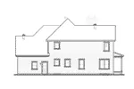 Traditional House Plan Rear Elevation - Lockport Waterfront Home 032D-0024 - Shop House Plans and More