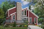 Modern House Plan Front Photo 02 - Colbourne Rustic Home 032D-0030 - Search House Plans and More