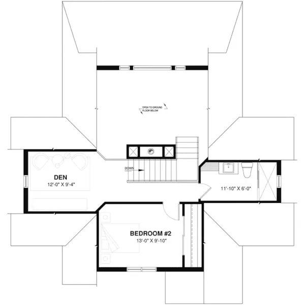 Second Floor - Freshfield Waterfront Home 032D-0040 - Search House Plans and More