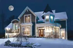 Traditional House Plan Front Photo 01 - Glendale Cove Victorian Home 032D-0048 - Search House Plans and More