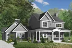 Country House Plan Front Photo 04 - Holberg Arts And Crafts Home 032D-0049 - Search House Plans and More