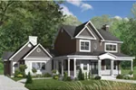 Southern House Plan Front Photo 05 - Holberg Arts And Crafts Home 032D-0049 - Search House Plans and More
