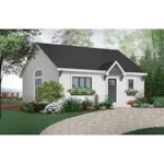 Cabin & Cottage House Plan Front Photo 02 - Eaton Creek Country Home 032D-0101 - Search House Plans and More