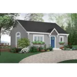Cabin & Cottage House Plan Front Photo 03 - Eaton Creek Country Home 032D-0101 - Search House Plans and More