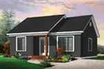 Traditional House Plan Front Photo 01 - La Prairie Narrow Lot Home 032D-0111 - Shop House Plans and More