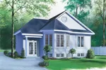 Narrow Lot Home Features Stunning Bay Window