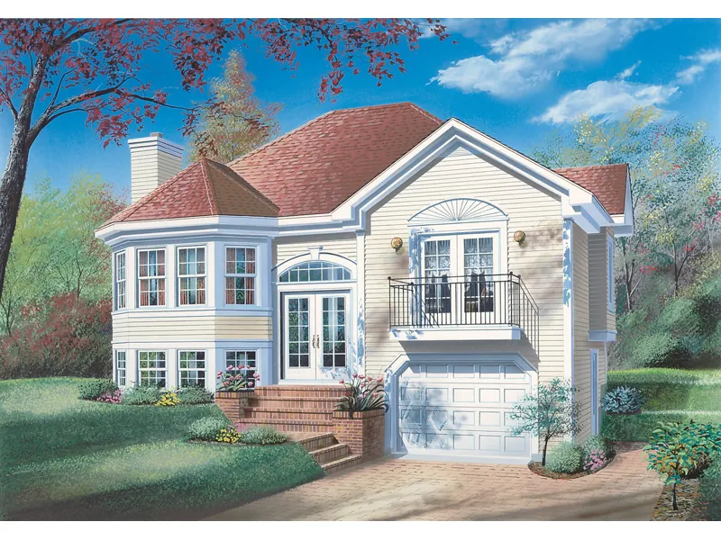 Southern House Plan Front Image - Georgetown Hill Victorian Home 032D-0174 - Search House Plans and More