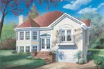 Modern House Plan Front Image - Georgetown Hill Victorian Home 032D-0174 - Search House Plans and More