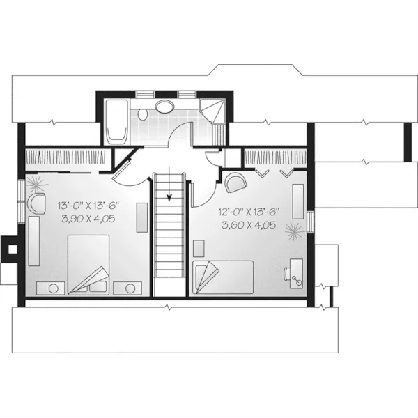 Country House Plan Second Floor - Harrington Park Country Home 032D-0197 - Search House Plans and More