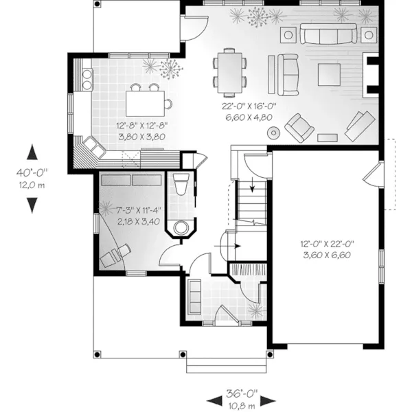 First Floor - Colington Country Home 032D-0224 - Search House Plans and More