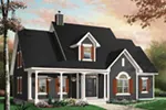 Traditional House Plan Front Photo 03 - Glenview Country Bungalow Home 032D-0227 - Search House Plans and More