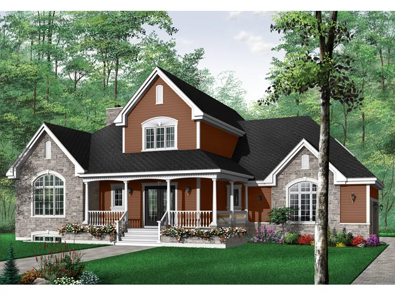 Country House Plan Front Photo 05 - Laurenburg Country Farmhouse 032D-0231 - Shop House Plans and More
