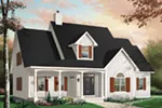 Neoclassical House Plan Front Photo 03 - Caswell Place Country Home 032D-0232 - Search House Plans and More