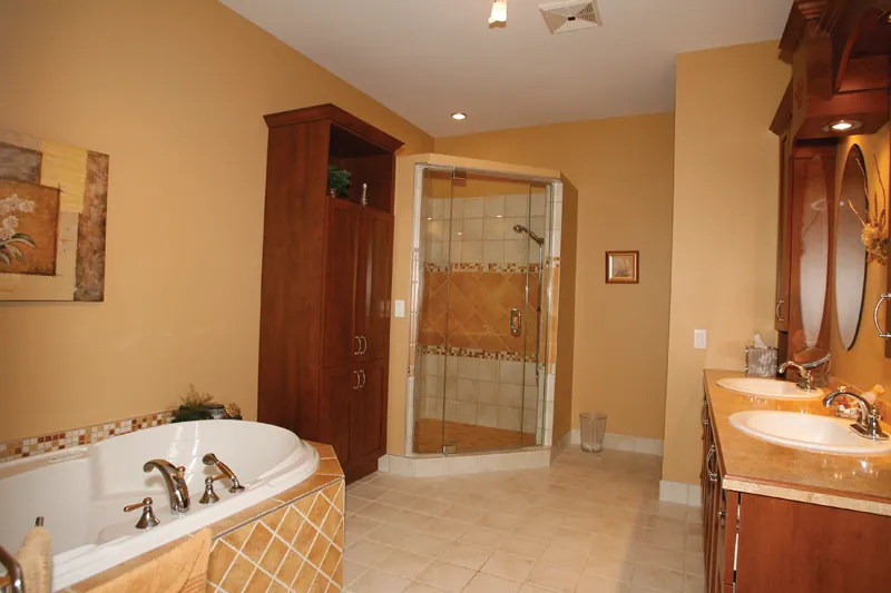Master Bathroom Photo 01 - Verona Terrace European Home 032D-0235 - Shop House Plans and More