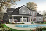 Bungalow House Plan Front Photo 01 - Olin Luxury Arts And Crafts Home 032D-0241 - Shop House Plans and More