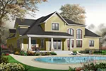 Bungalow House Plan Front Photo 02 - Olin Luxury Arts And Crafts Home 032D-0241 - Shop House Plans and More
