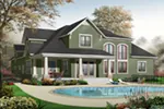 Bungalow House Plan Front Photo 03 - Olin Luxury Arts And Crafts Home 032D-0241 - Shop House Plans and More