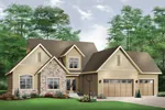 Tudor House Plan Front Image - Courtney Manor Luxury Home 032D-0242 - Search House Plans and More